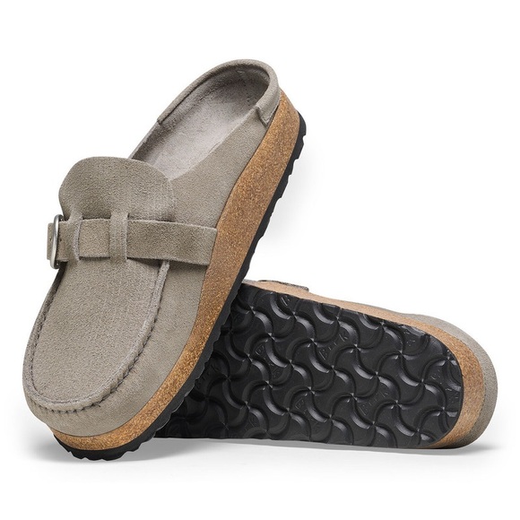 Birkenstock Shoes - Birkenstock | Buckley Suede Corduroy Clog Womens Size 38 US 7 Gray